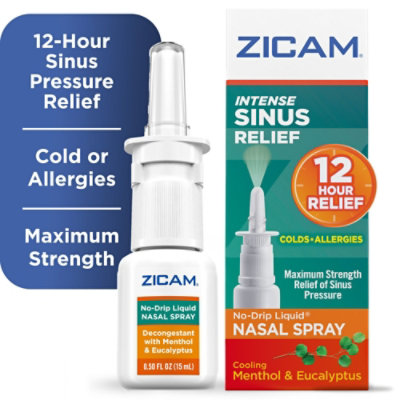 Zicam Nasal Decongestant No-Drip Liquid - .5 Fl. Oz.