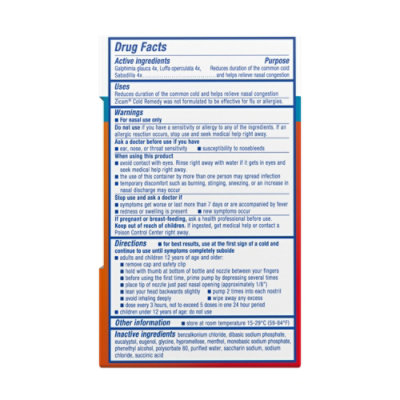 Zicam Cold Remedy No Drip Nasal Spray - 0.5 Fl. Oz. - Image 5