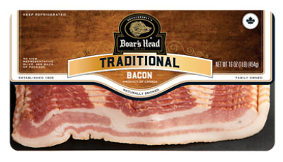 Boars Head Bacon Imported - 1 Lb - Image 1