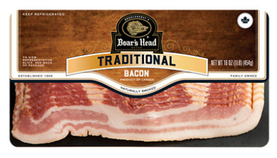 Boars Head Bacon Imported - 1 Lb