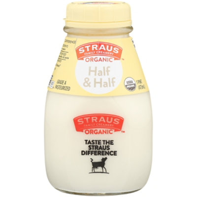 Straus Organic Half & Half - 16 Fl. Oz. - Image 3