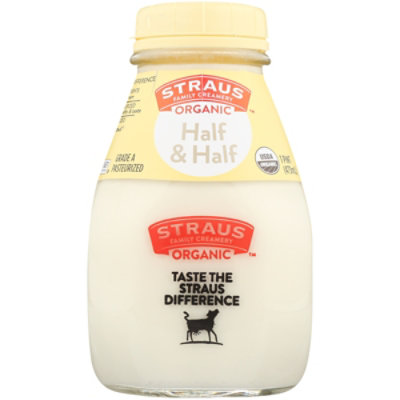 Straus Organic Half & Half - 16 Fl. Oz. - Image 2