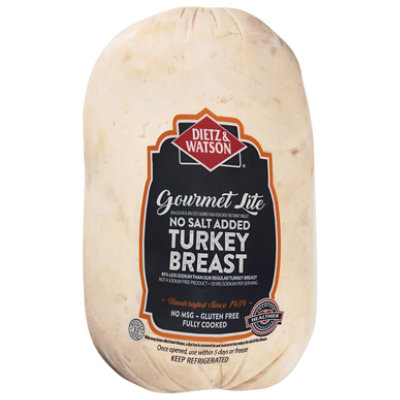 Dietz & Watson Gourmet Lite Turkey Breast No Salt Added - Image 3