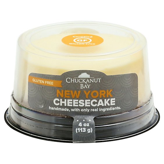 Chuckanut Bay Cheesecake 3 Inch Gluten Free New York - 4 Oz