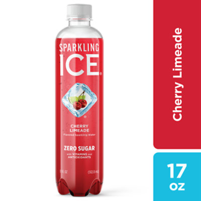 Sparkling Ice Cherry Limeade Sparkling Water 17 fl. oz. Bottle - Image 1