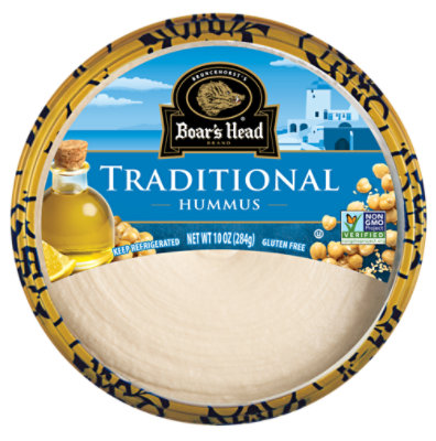 Boars Head Hummus Traditional - 10 Oz - Image 1