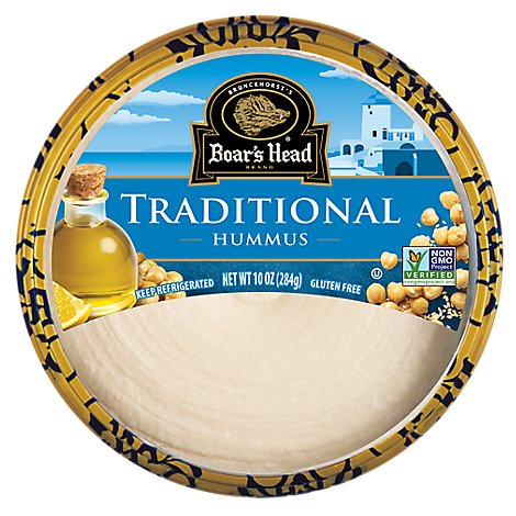 Boars Head Hummus Traditional - 10 Oz