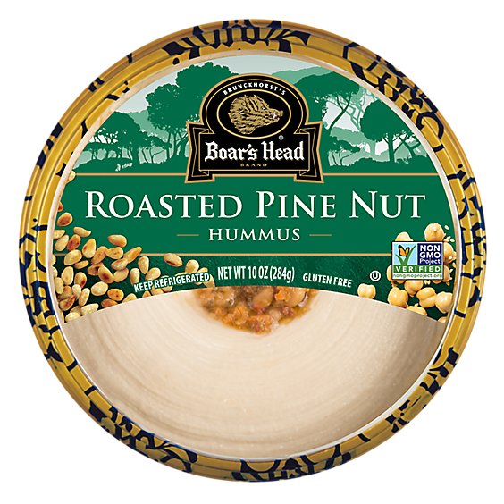 Boars Head Hummus Roasted Pine Nut - 10 Oz