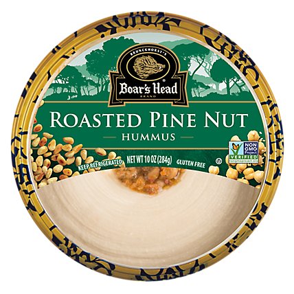 Boars Head Hummus Roasted Pine Nut - 10 Oz - Image 1
