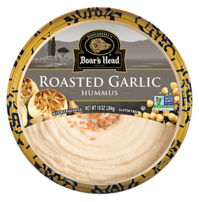 Boars Head Hummus Roasted Garlic - 10 Oz - Image 1