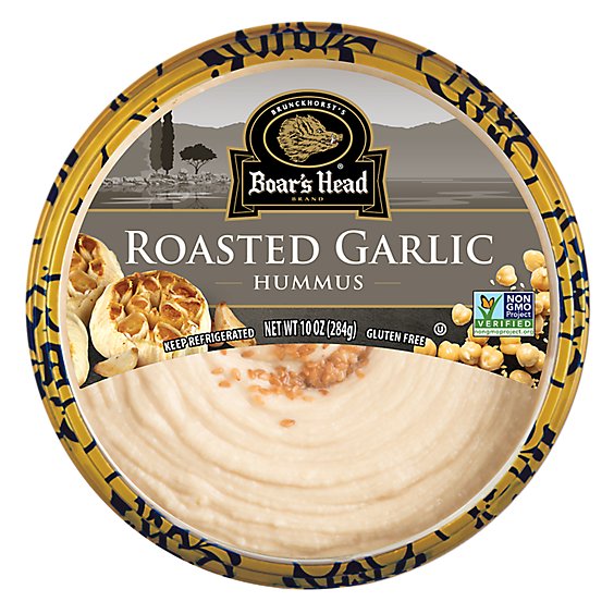 Boars Head Hummus Roasted Garlic - 10 Oz