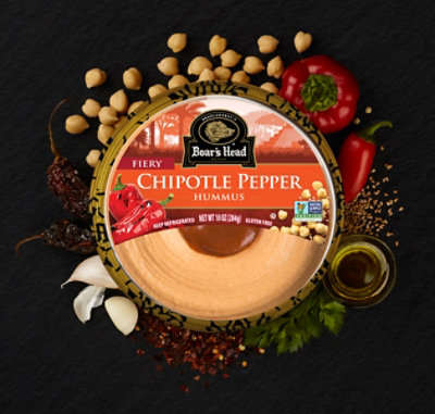 Boars Head Hummus Roasted Chipotle Pepper - 10 Oz - Image 6