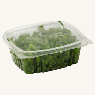 Fresh Cut Organic Green Onions Diced - 8 Oz