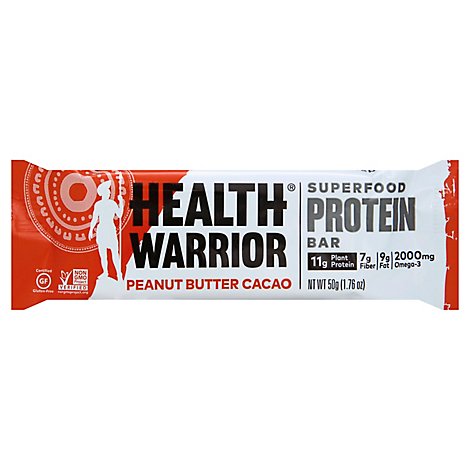 Health Warrior Chia Protein Bar Peanut Butter Cacao - 1.76 Oz