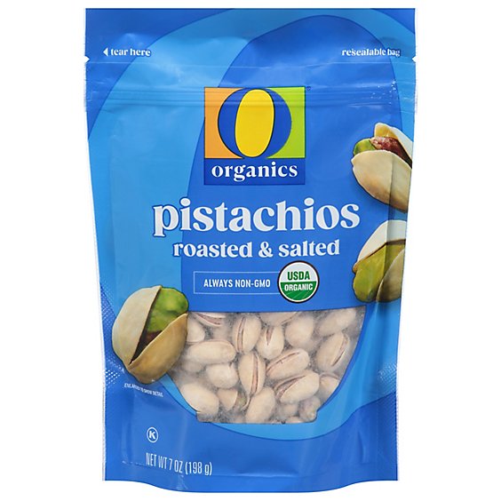 O Organics Organic Pistachios Roasted & Salted - 7 Oz
