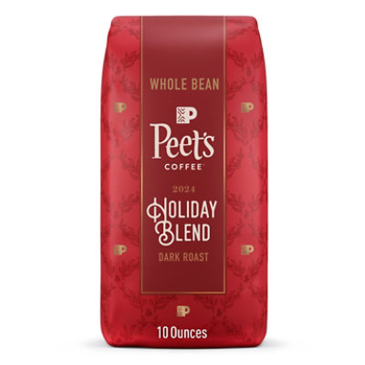 Peet's Holiday Blend Dark Roast Whole Bean Coffee - 10 Oz - Image 1