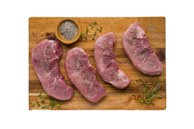 Pork Sirloin Chop Boneless Seasoned - 1 Lb - Image 1