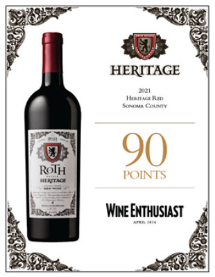 Roth Wine Red Heritage Sonoma County - 750 Ml - Image 4