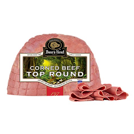 Boars Head Top Round Corned Beef - 0.50 Lb