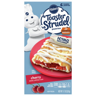 Pillsbury Toaster Strudel Pastries Cherry 6 Count - 11.7 Oz - Image 3