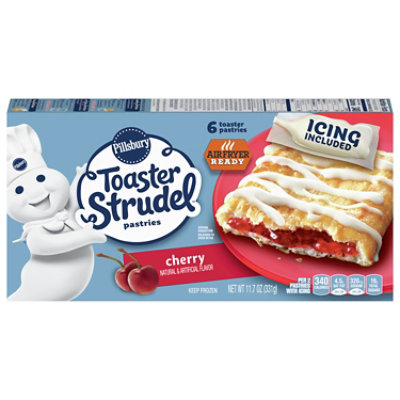 Pillsbury Toaster Strudel Pastries Cherry 6 Count - 11.7 Oz - Image 1