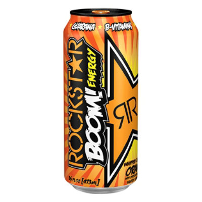Rockstar Energy Drink Boom! Whipped Orange - 16 Fl. Oz.