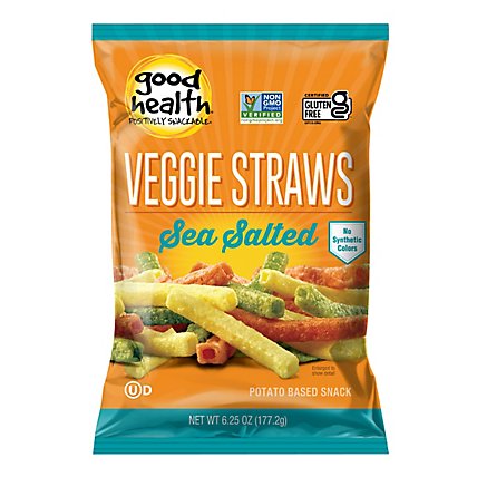 Good Health Veggie Straws Sea Salt Bag - 6.75 Oz - Image 2