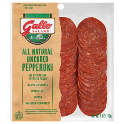 Gallo Salame Deli Sliced All Natural Pepperoni - 6 Oz - Image 3