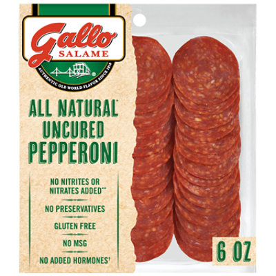 Gallo Salame Deli Sliced All Natural Pepperoni Lunch Meat - 6 Oz - Image 1