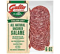 Gallo Salame Deli Thin Sliced All Natural Uncured Salame - 6 Oz