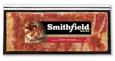 Smithfield Bacon Cherrywood Thick Cut - 24 Oz - Image 1