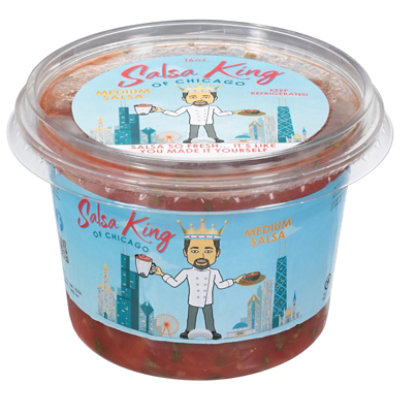 Salsa King of Chicago Medium Salsa - 16 Oz - Image 3
