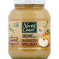 North Coast Organic Apple Sauce Gravenstein - 24 Oz - Image 2