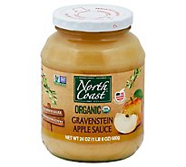 North Coast Organic Apple Sauce Gravenstein - 24 Oz