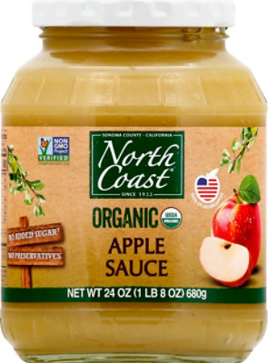 North Coast Organic Apple Sauce - 24 Oz - Image 1