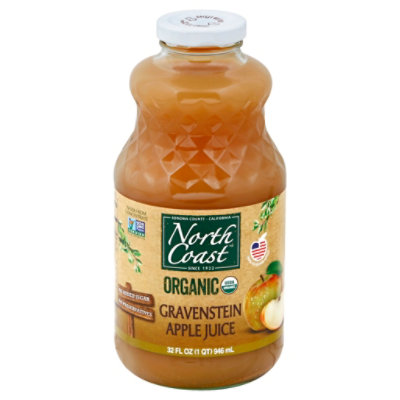 North Coast Organic Apple Juice Gravinstein - 32 Fl. Oz. - Image 1