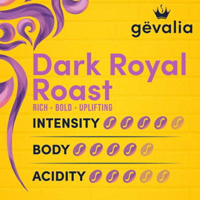 Gevalia Dark Royal Roast Dark Roast K‐Cup® Coffee Pods - 12 Count - Image 6