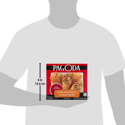 PAGODA Frozen Meals Egg Rolls Pork Sweet Chili Sauce 4 Count - 12.27 Oz - Image 5