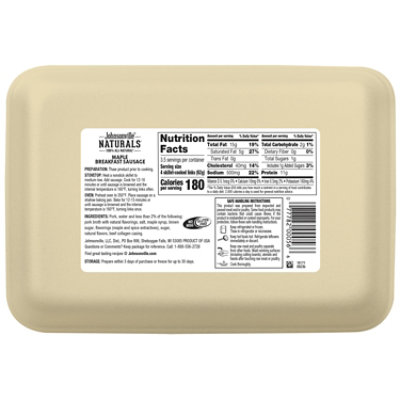 Johnsonville Natural Breakfast Sausage Links Maple 14 Links - 10 Oz - Image 2