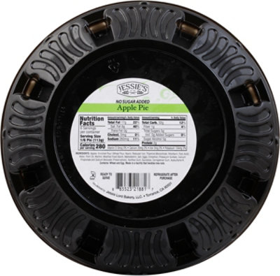 Jessie Lord Bakery Pie 8 Inch Baked Apple No Sugar Added - Each - Image 5