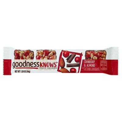 goodnessKNOWS Snack Squares Cherry & Almond - 1.2 Oz