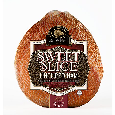 Boar's Head Whole Baby Sweet Slice Ham - 0.50 Lb