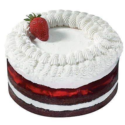 Bakery Cake Strawberry Boston White Ice Nondairy - Each - Image 1