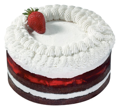 Bakery Cake Strawberry Boston White Ice Nondairy - Each - Image 1