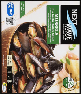 Next Wave Seafood Mussels in Garlic Butter Sauce - 16 Oz - Image 6