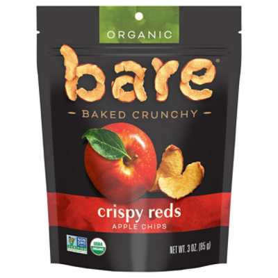 Bare Foods Apple Chips Organic Crunchy Fuji Red - 3 Oz - Image 3