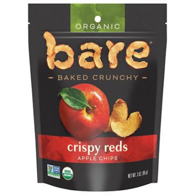 Bare Foods Apple Chips Organic Crunchy Fuji Red - 3 Oz