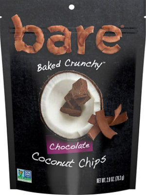 Bare Foods Coconut Chips Crunchy Chocolate Bliss - 2.8 Oz - Image 2