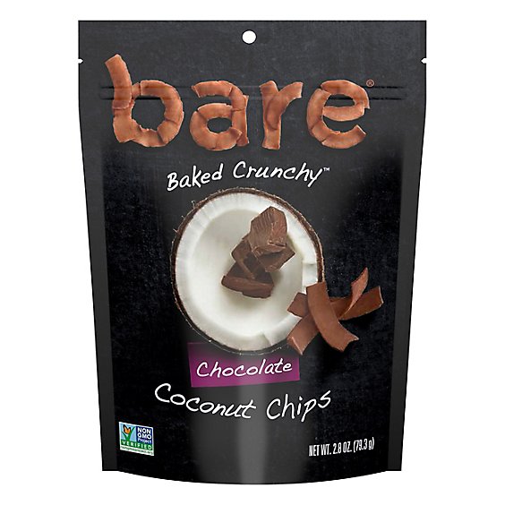 Bare Foods Coconut Chips Crunchy Chocolate Bliss - 2.8 Oz