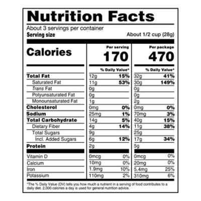 Bare Foods Coconut Chips Crunchy Chocolate Bliss - 2.8 Oz - Image 4